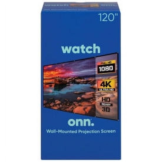 Pantalla plegable para proyector Onn – Sin marca