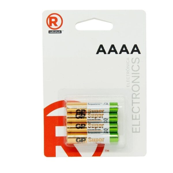 Baterías alcalinas AAAA x4 – RadioShack
