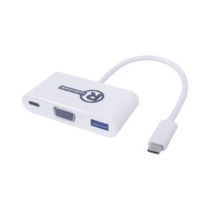 Adaptador tipo C a VGA, tipo C y USB – Radioshack