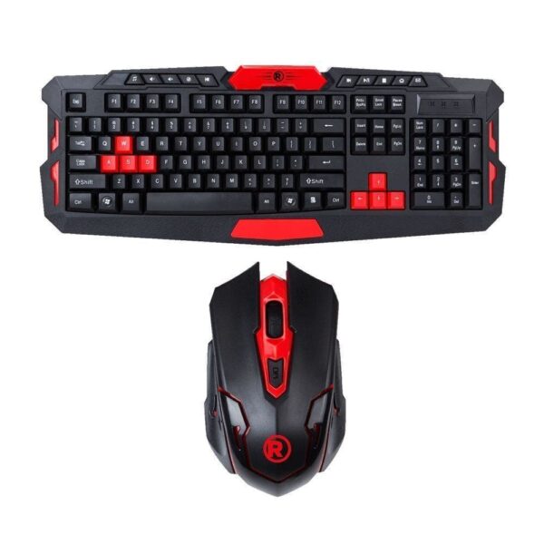 2606005 Teclado y Mouse Inalámbricos para Gamer rojo – Radioshack