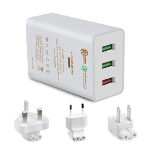 2733320 Cargador Inteligente Qualcomm 2.0 con Adaptador para Distintos Países – RadioShack