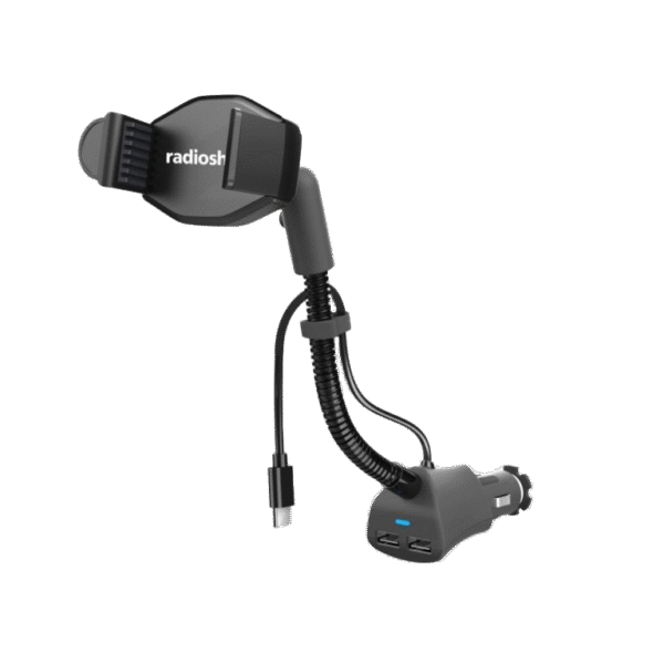 Cargador inalámbrico con soporte para auto – Radioshack