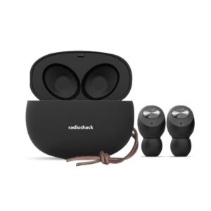 Audífonos Bluetooth 5.0 inalámbricos negros – Radioshack