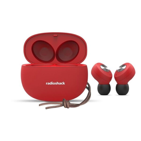 Audífonos Bluetooth 5.0 inalámbricos rojos – Radioshack
