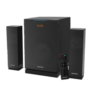 4001939 Sistema de Audio 2.1 Premium con Subwoofer Integrado - Radioshack
