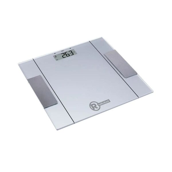 Báscula digital con medidor de grasa gris – RadioShack