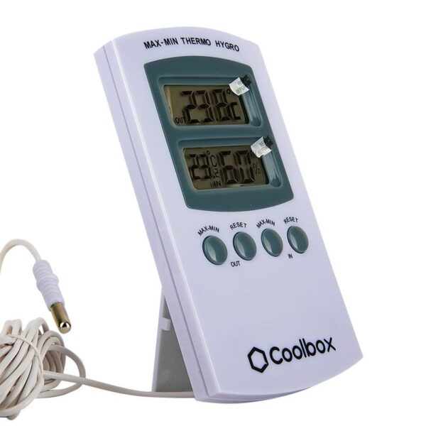 968H_1 Termohigrómetro para interiores y hogar – Coolbox