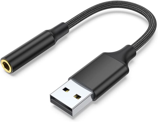Adaptador USB a 3.5 mm – Miamitek