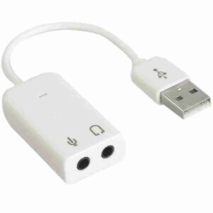 Adaptador USB a micrófono y audífonos (jack 3.5 mm) – Miamitek
