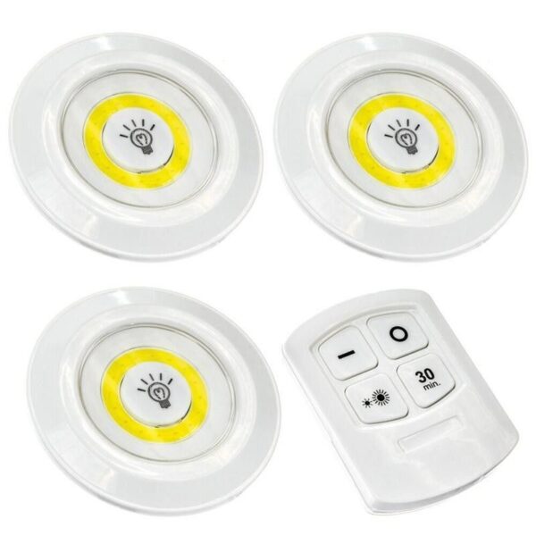 F3522 Luces LED con control remoto x3 unidades F3522 – MC