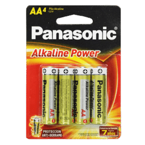 Set de pilas alcalinas AA – Panasonic