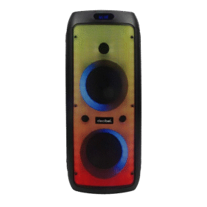 Parlante Sensation 100W con Luces LED, Micrófonos y Control Remoto - Decibel
