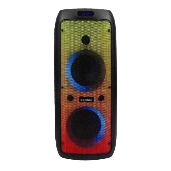 LS137 Parlante Sensation 100W con Luces LED, Micrófonos y Control Remoto - Decibel