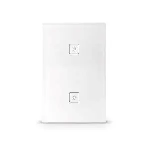 Interruptor de pared WiFi de 2 apagadores no regulable – Lloyd’s Electronics