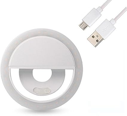 Soporte con Luz LED Aro para Celular – Romax