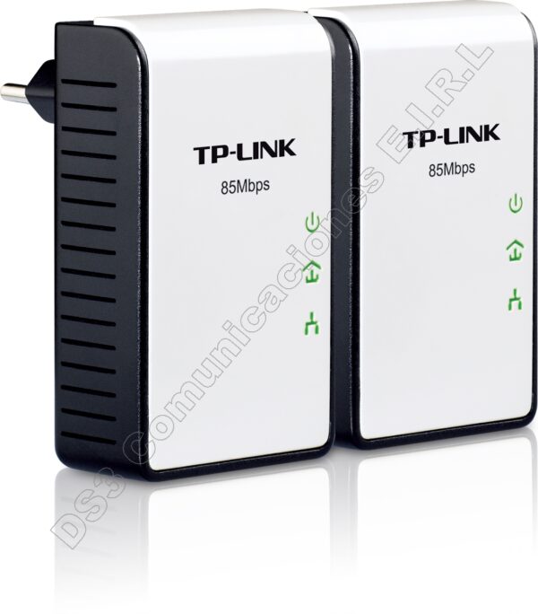 Adaptador Powerline Ethernet 85 Mbps plug EU Turbo – TP-Link